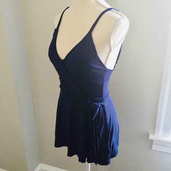 Vintage Havana Navy Romper Size Medium - Picture 4 of 8